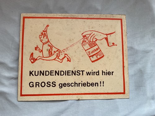 Altes original ddr werbung - original,