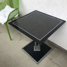 Tisch Metall Granit Platte Schwarz und Grau KEIN VERSAND!!!