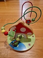 Motorikschleife, Holz, guter Zustand! bunte Kugeln, sehr guter Zustand.