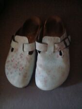 Damen Birkenstock Papillio Blau Geblümt Gebracht Gr.-38 Sammler