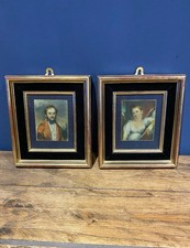 Paar frühe viktorianische STIL, gealterte Drucke, dekorativ