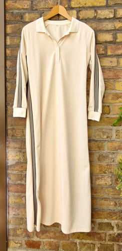 Sportliches maxi polo kleid - sportliches,