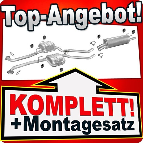 Auspuff für opel omega 5 - b, 2.5