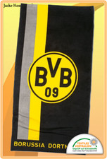 Borussia Dortmund BVB Duschtuch Badetuch Streifen Schwarz Gelb Gr: 70x140cm NEU