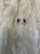585 Gold Ohrstecker mit Rubine