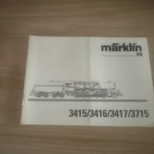 Märklin gebrauchsanleitung - märklin, ho