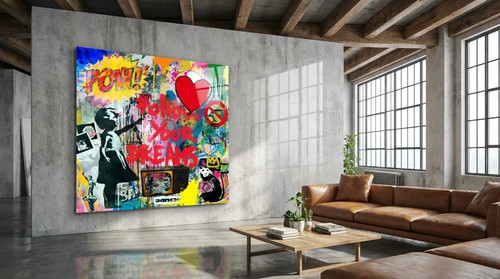 Banksy hommage follow - hommage,