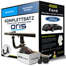 Anhängerkupplung ORIS abnehmbar für FORD Mondeo Turnier (Kombi) +E-Satz Set NEU