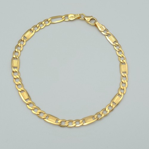 585 gold armband 19cm - gold,
