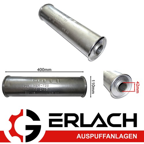 Bosal auspuff 400 110 42 - bosal, l=400