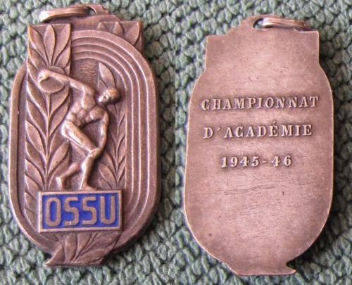 Alte ossu sportmedaille 1945 - ossu-sportmedaille,