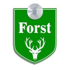 FORST, Graviertes Schild für