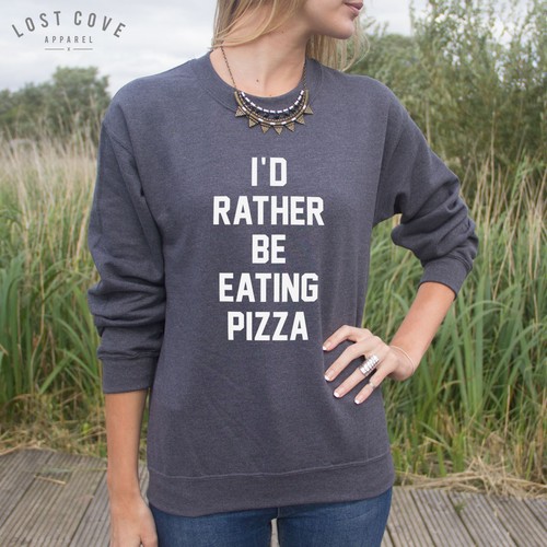 Rather eating pizza - be,
