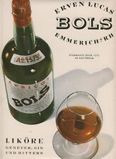 Erven Lucas.BOLS.Liköre-Genever,Gin+Bitte.Anzeige 1942.
