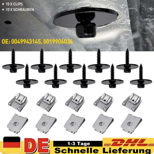 20x unterfahrschutz schrauben - 20x,