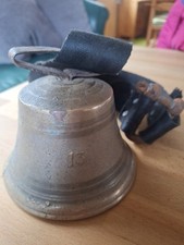 Kuhglocke Messing 14 Cm Durchmesser Antik