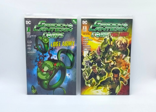 Green lantern corps lost army - green,