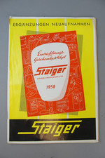 Staiger Katalog - 1958 - Radios Blechspielzeug , Geschenkartikel usw.