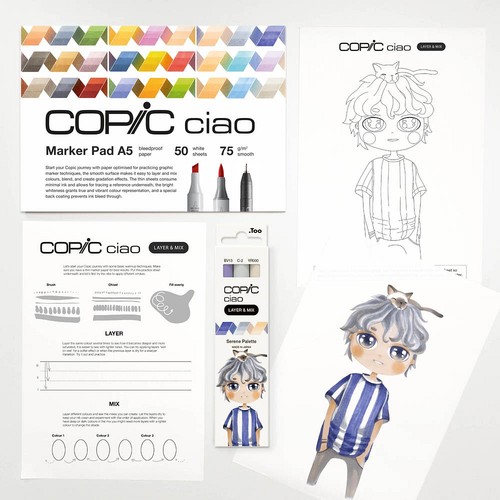 Copic ciao serene palette - copic®,