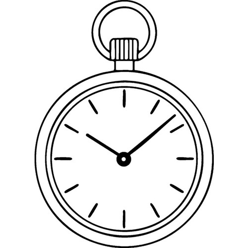 Stempel taschenuhr - stempel, "taschenuhr"