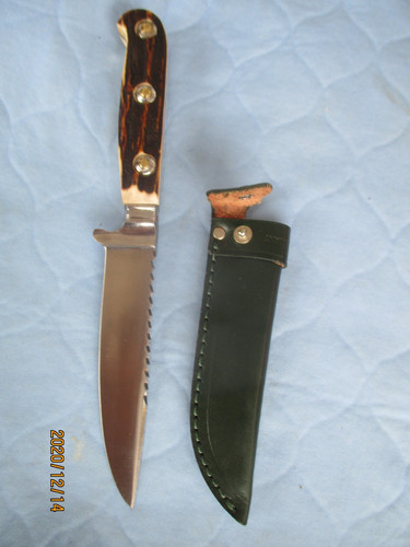 Altes jagdmesser mit - altes,