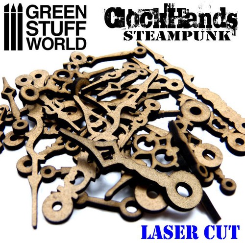 Steampunk uhrzeiger mdf - steampunk,