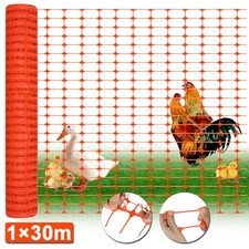 1 x 30m HDPE Warnnetz Bauzaun