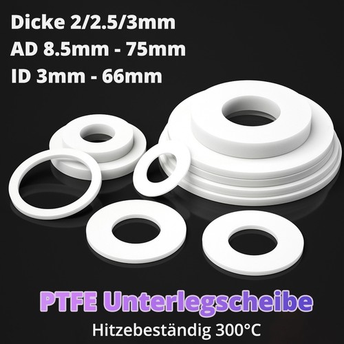 Weiß ptfe unterlegscheibe - weiß,