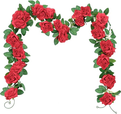 Künstliche seidenrosen - künstliche,