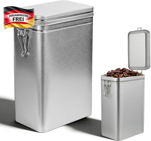 Kaffeedose luftdicht aus