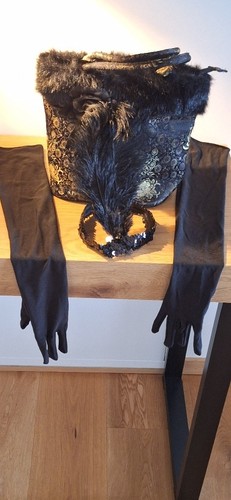 Schwarze handtasche antik - schwarze,