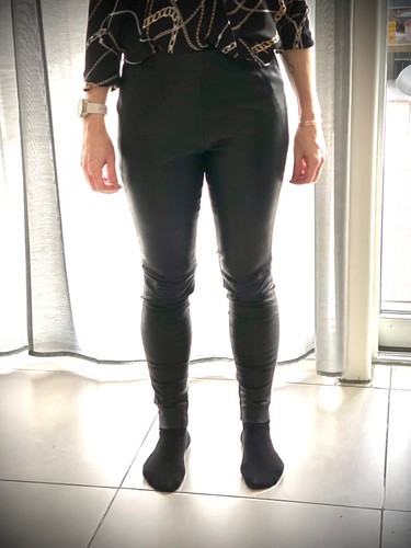 Kunstleder hose vero - vero, m