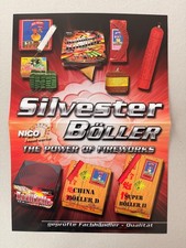 NICO Feuerwerk Plakat Vintage