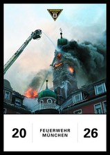 Kalender 2026 Berufsfeuerwehr München Feuerwehr Bildkalender