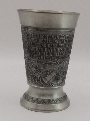 Zinnbecher frieling zinn serie - zinnbecher,