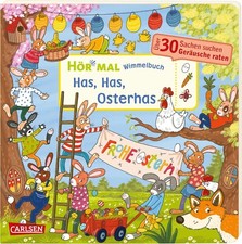 Hör mal Soundbuch Ostern Wimmelbuch Has, Has, Osterhas Bilderbuch Sound + BONUS