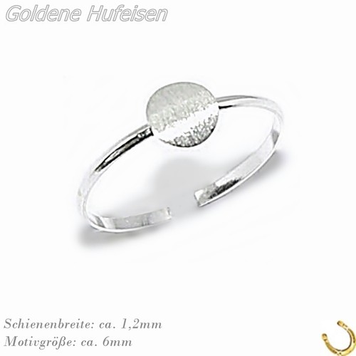 Zehenring kristall herz - kristall, blume