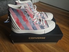 Converse All Star Tri Zip USA Flag Stripe Sneaker, Gr. 3,5 UK Neu