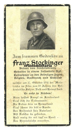Orig sterbebild id soldat - orig., 98.id