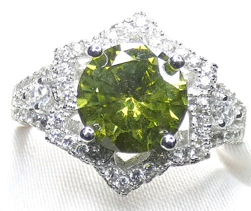 Peridot ring 925 silber - 💚,