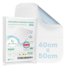 Inkontinenzunterlage Waschbar 40x50cm Nässeschutz Betteinlage Bettunterlage