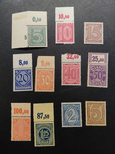 Dienstmarken minr 23 - dr, dienstmarken,
