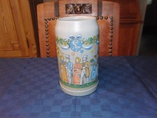 Älterer Bierkrug 1,0 Liter Oktoberfest München Brauerei Augustiner