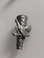 Hülse für Bärte  Hutschmuck  Anstecker Gemse, Auerhahn,Federgesteck,Wiesn,Pin