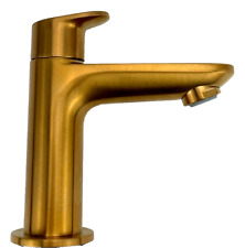 Duravit Wave Standventil Auslauf Höhe 77 mm Kaltwasser Waschtischmischer Bronze