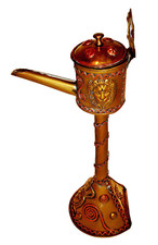 Öllampe. Messing