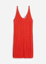 Strand Häkel-Kleid Gr. 40/42 Grenadine Mini Sommerkleid Beach-Dress Neu*