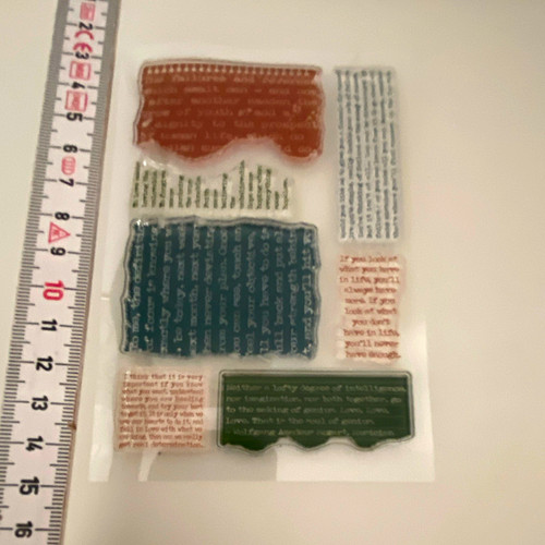 Clear stempelset transparent - stempelset,