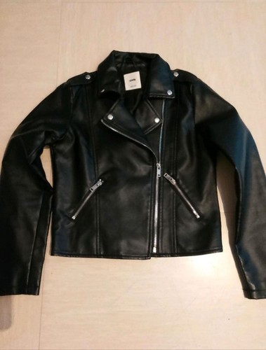 Mädchen leder jacke 152 - leder,