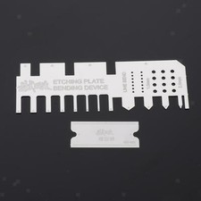 Panzer Schiffe Foto Ätzteile Biegewerkzeug Handdruck Hilfslineal